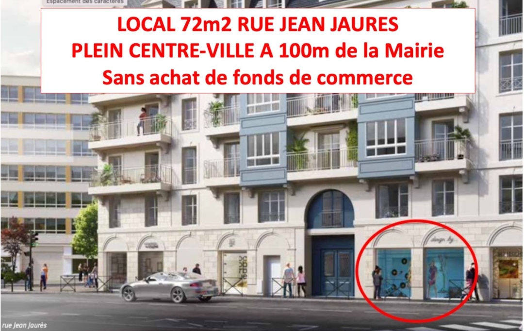 Annonces NANTERRE : Local / Bureau | PUTEAUX (92800) | 73 m2 | 4 900 € 