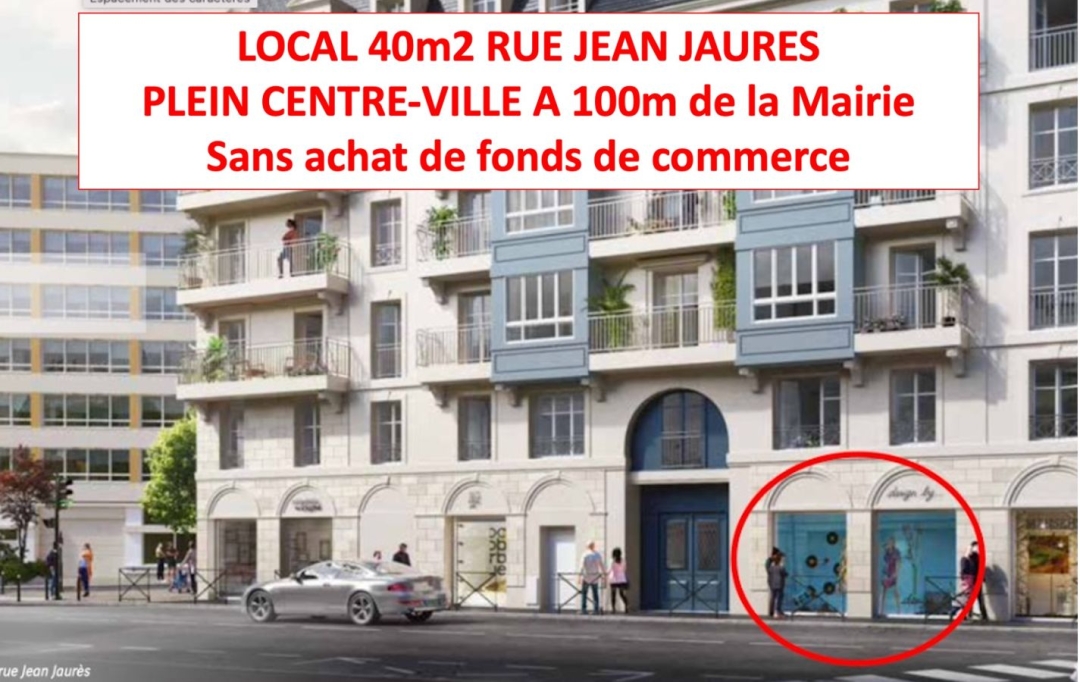 Annonces NANTERRE : Local / Bureau | PUTEAUX (92800) | 40 m2 | 2 717 € 